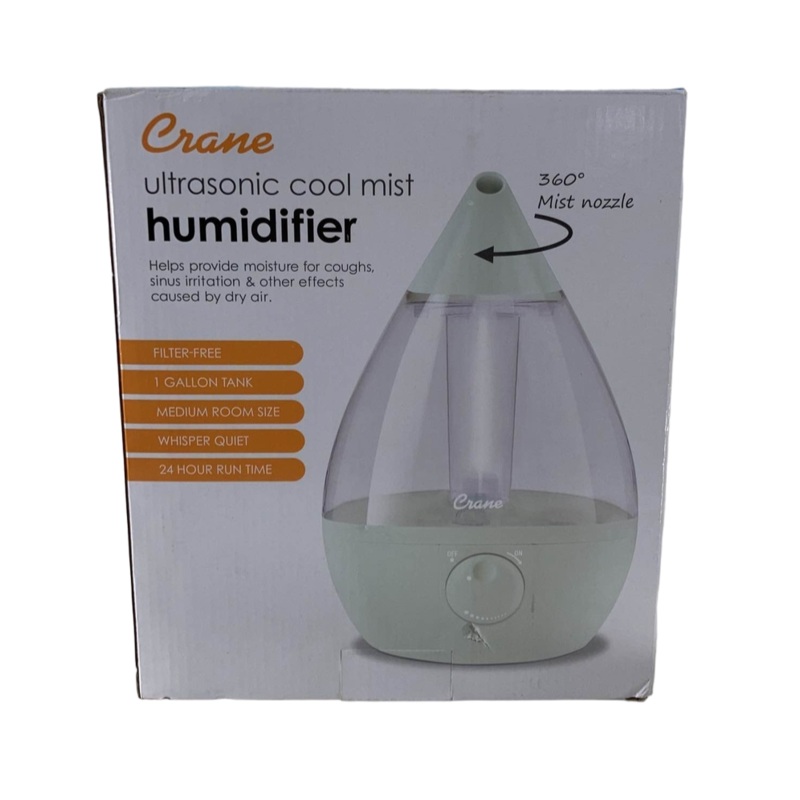 Crane Ultrasonic Cool Mist Humidifier, Mint