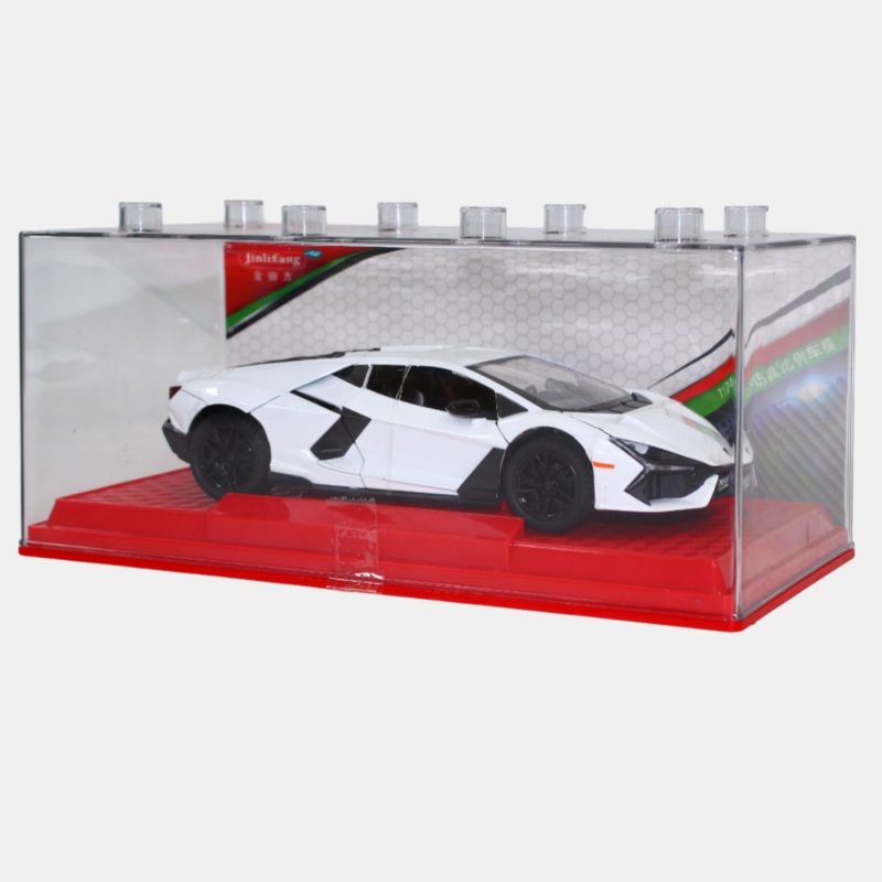 Die-Cast Sports Car  White Lamborghini