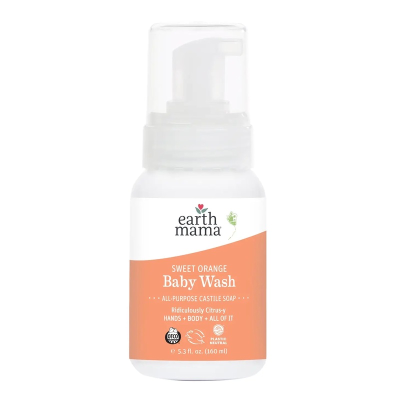 Earth Mama Sweet Orange Baby Wash – 5.3oz