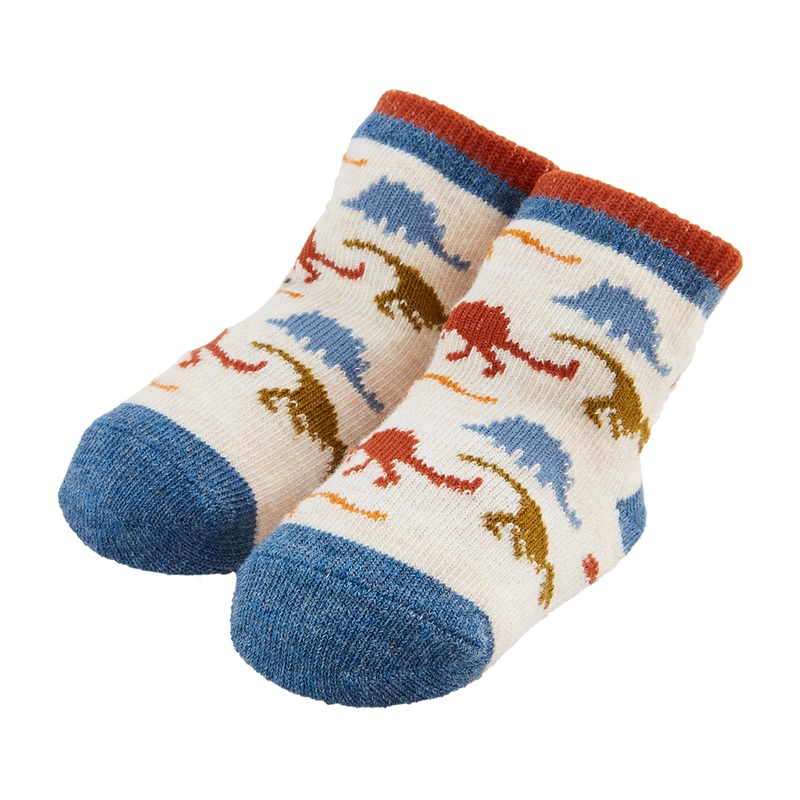 Mud Pie Dino Pattern Socks