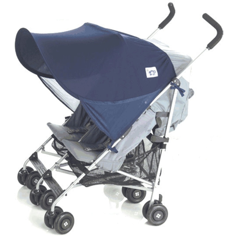 Protect-a-Bub Double Sunshade in Navy