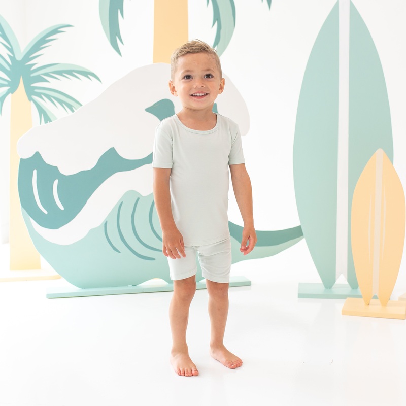 Short Sleeve Pajamas in Dew