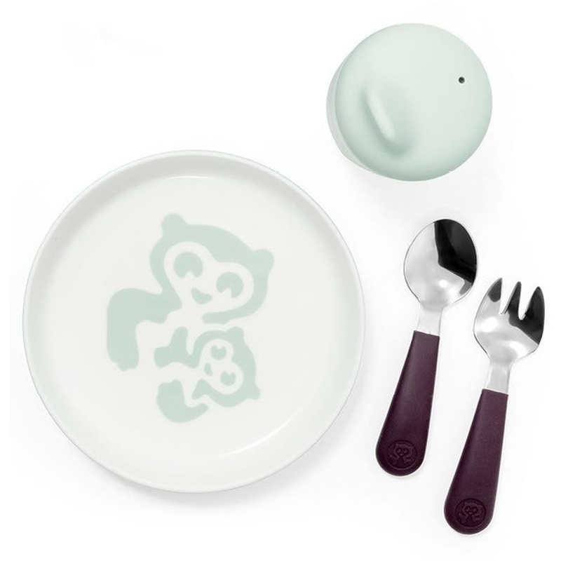 Stokke Munch Essentials Mealtime Set – Soft Mint