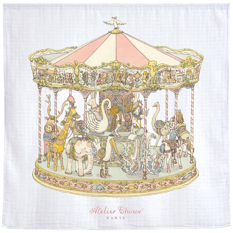 ACP Organic Swaddle Blanket Carousel