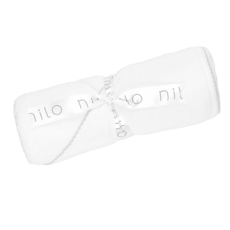 Basic Solid Towel White/Grey