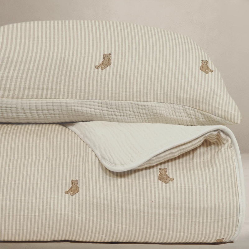 Bear- Premium Muslin Sham