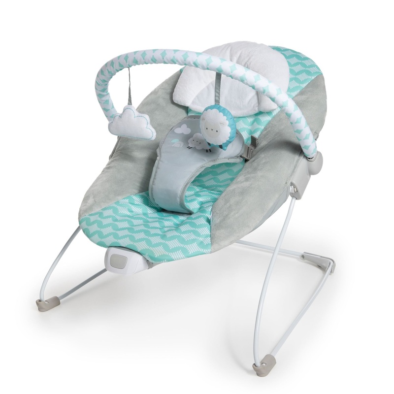 Bouncity Bounce Deluxe Vibrating Baby Bouncer – Blue