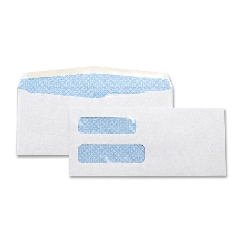Gummed Double Window Envelopes