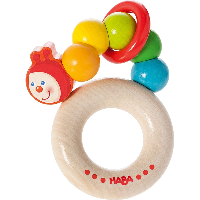 HABA Clutching Toy Rainbow Caterpillar