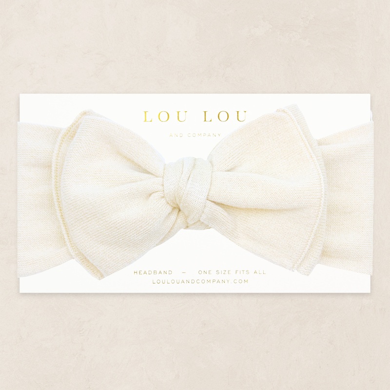 Knit Headband – Ivory