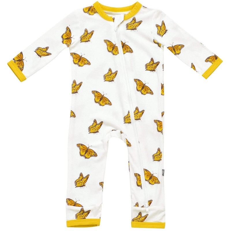 Kyte Baby Printed Zippered Romper – Monarch (3-6 months)