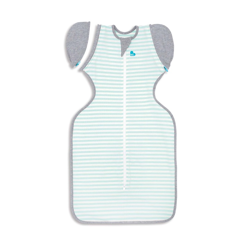 Love To Dream – Swaddle UP – Original – 1.0 TOG – Large – Mint Stripe