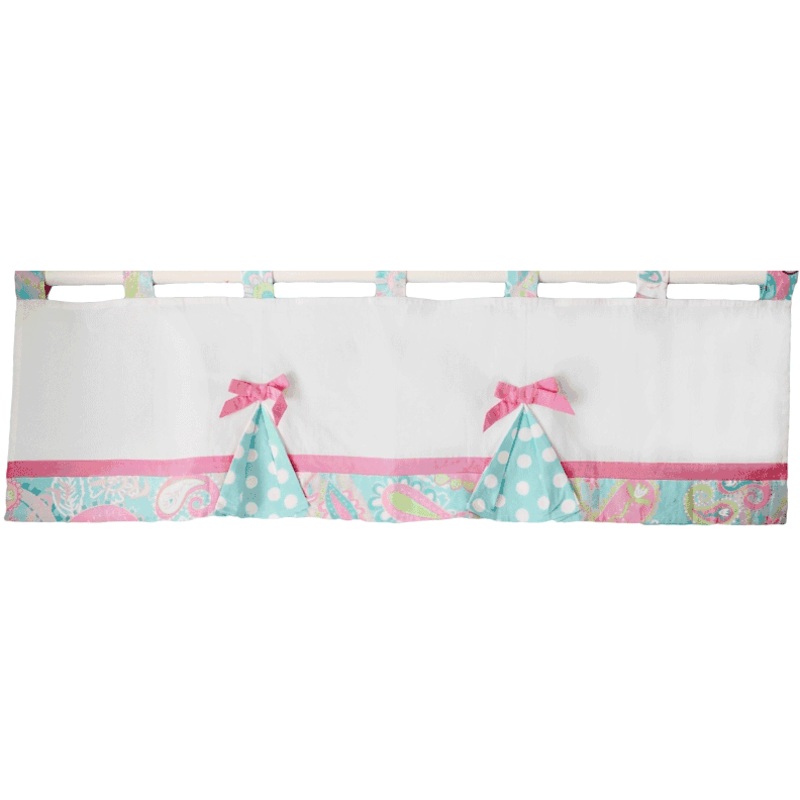 My Baby Sam Pixie Baby Aqua Window Valance