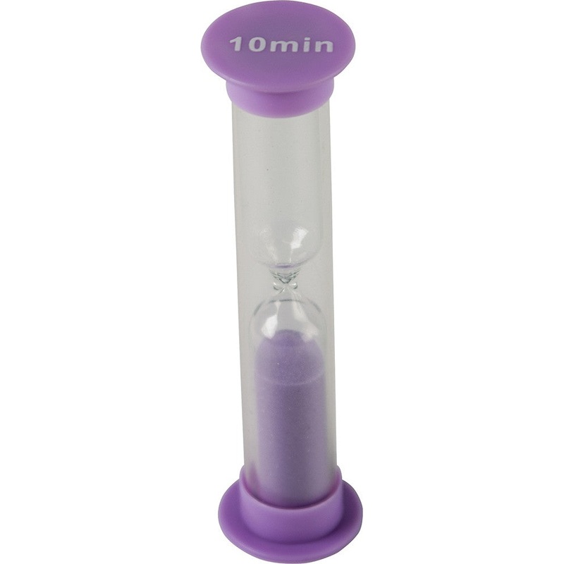 Small 10 Minute Sand Timers – Set of 4