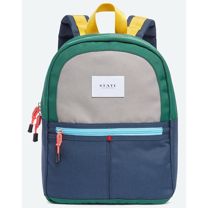 State Bags Mini Kane Kid Backpack – Green/Navy