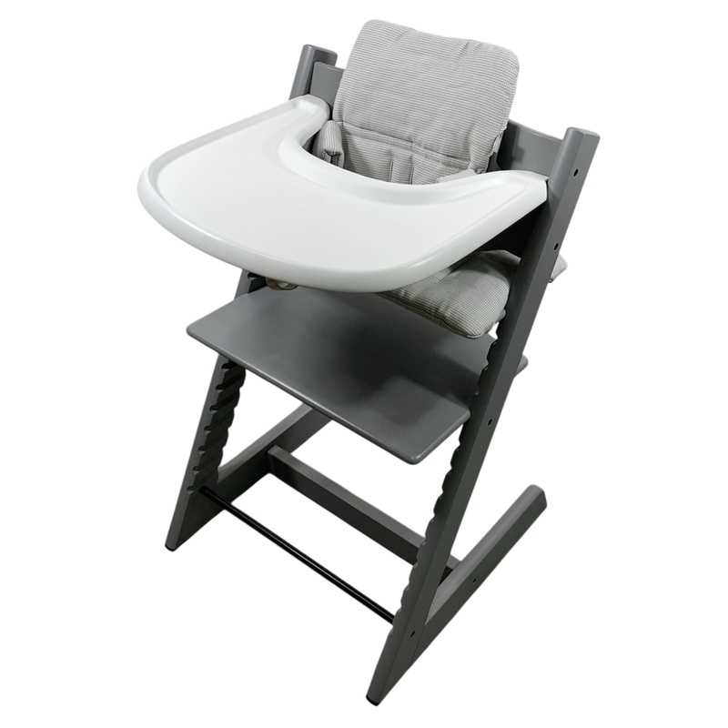 Stokke Tripp Trapp Complete High Chair, Storm Grey, Nordic Grey, 2
