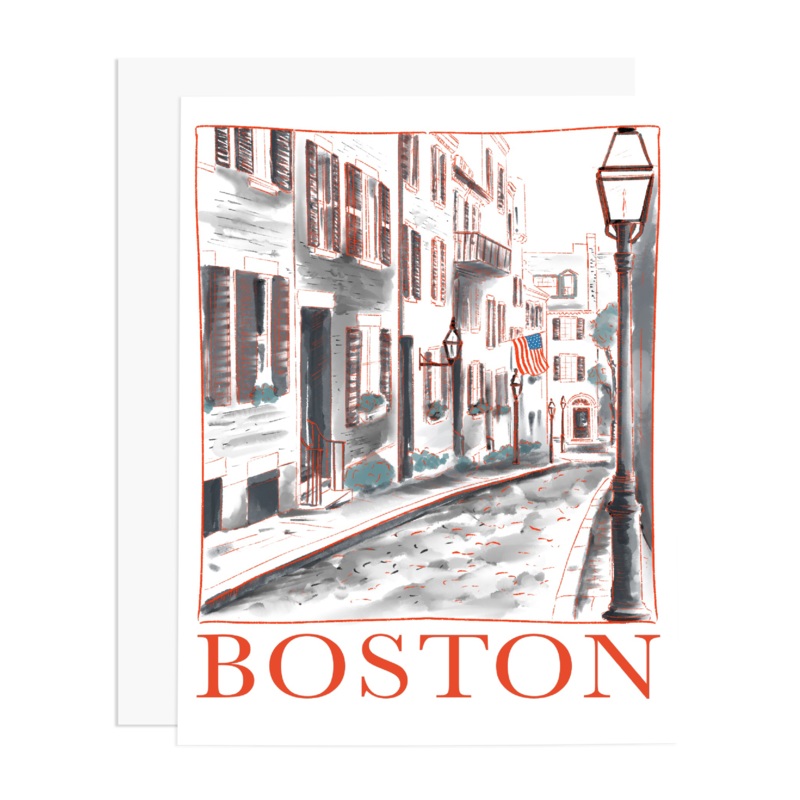 Boston MA Greeting Card