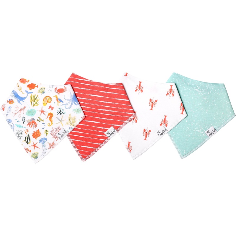 Copper Pearl Baby Bandana Bibs | Nautical