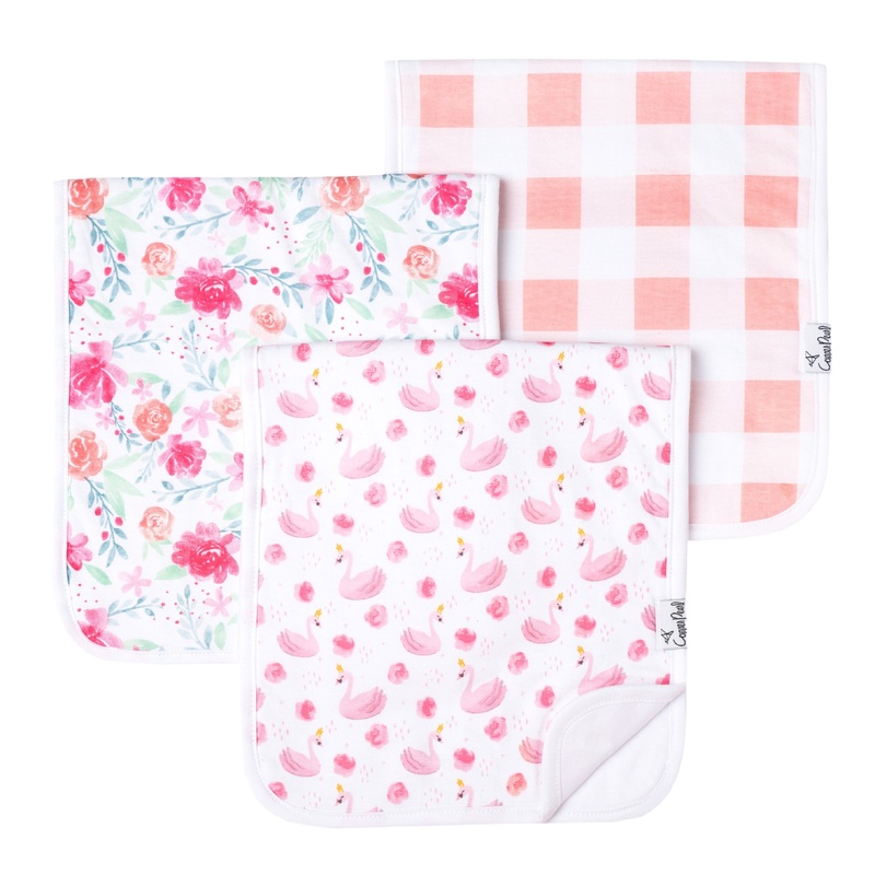 Copper Pearl Premium Burp Cloths | June