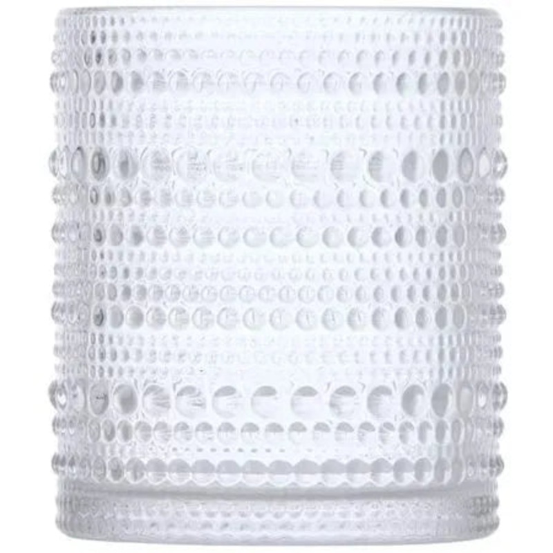 Fortessa Jupiter Collection Double Old Fashioned Cocktail Glass  Set of 6  10 Ounce  Clear