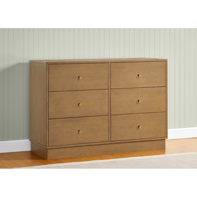 James 6 Drawer Dresser with Interlocking Drawers