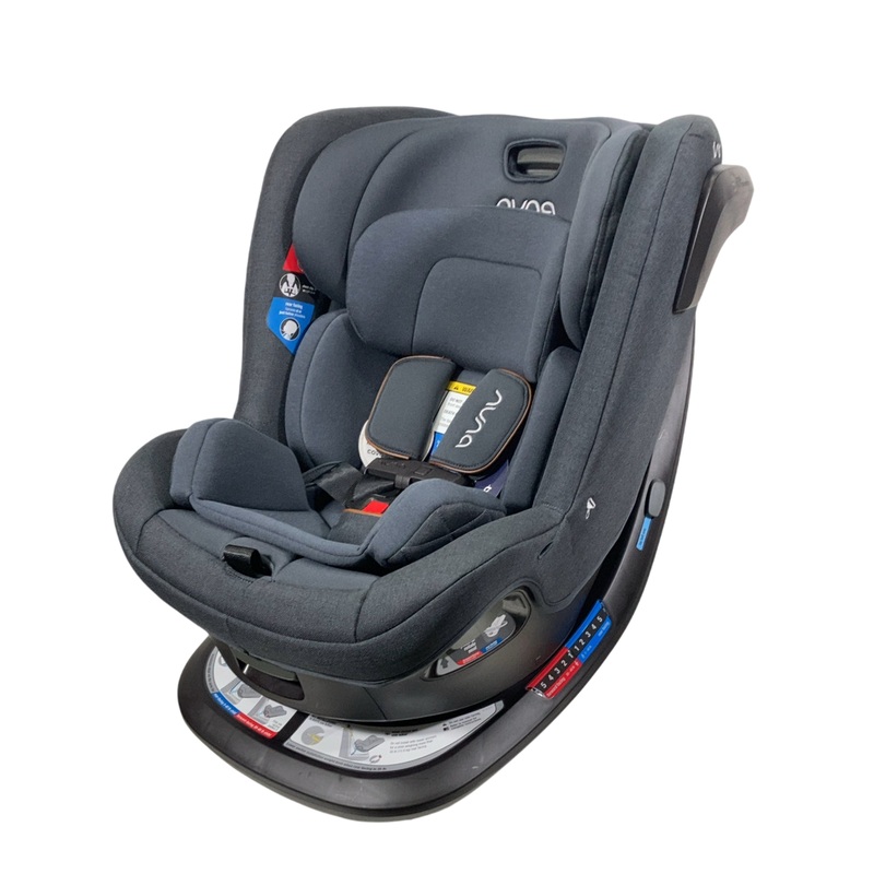 Nuna Revv Rotating Convertible Car Seat, Caviar, 2024