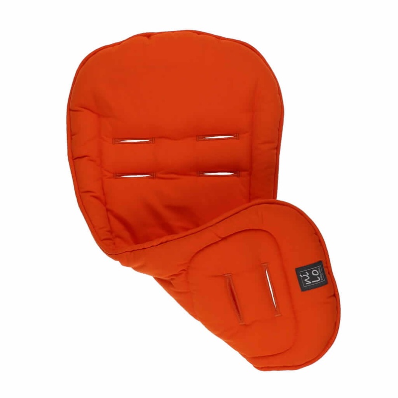 Short Stroller Mat Solid Orange