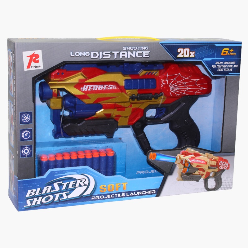 Spiderman Foam Dart Blaster Gun