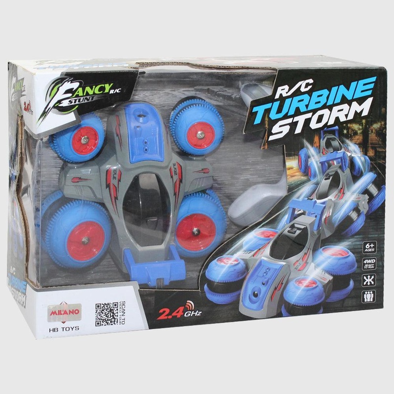 Turbine Storm 360 Degree Rotating Remote Control Car 16 cm