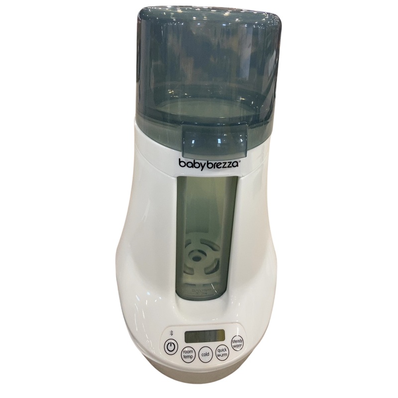 Baby Brezza Safe + Smart Bottle Warmer, White on White