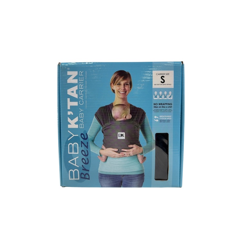 Baby K’tan Baby Carrier, Black, Breeze, Small