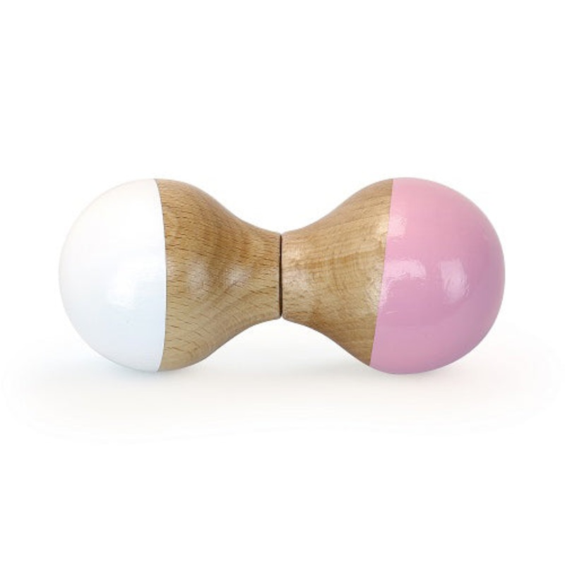 French Maracas White Pink