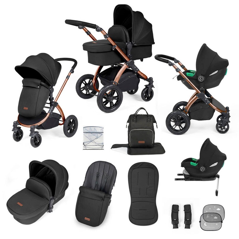 Ickle Bubba Stomp Luxe Cirrus Travel System – Bronze/Midnight/Black
