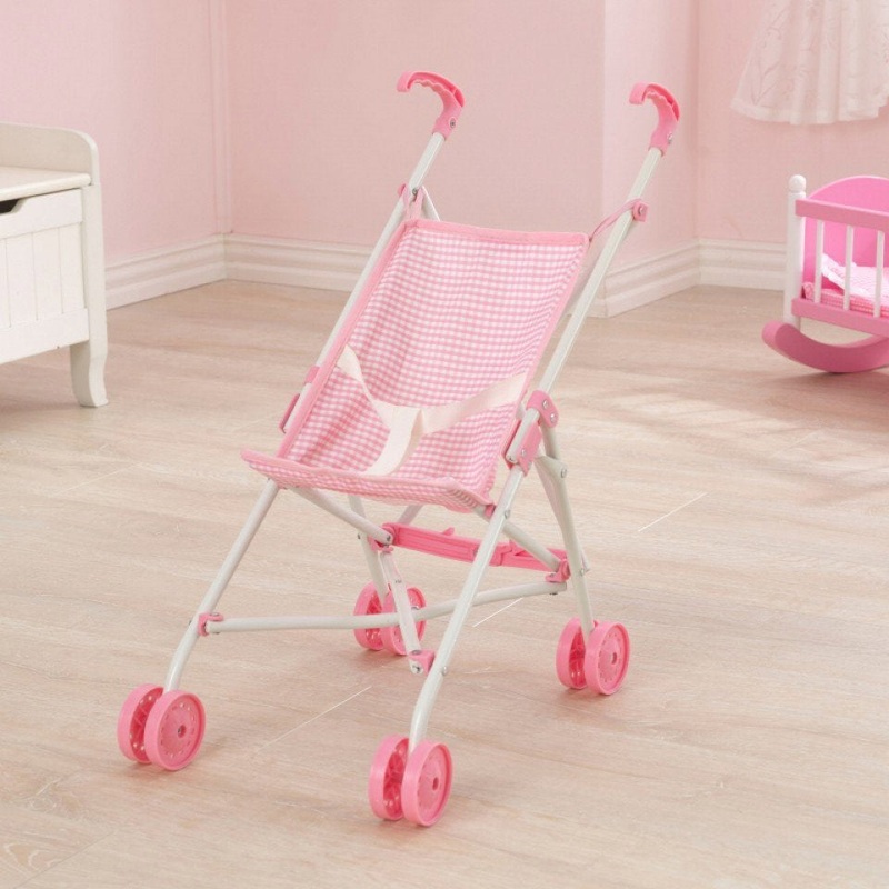 KidKraft Ladybug Doll Stroller in Pink