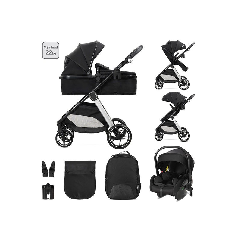Lorelli Aspen 3in1 Travel System – Black [Ex-Display]