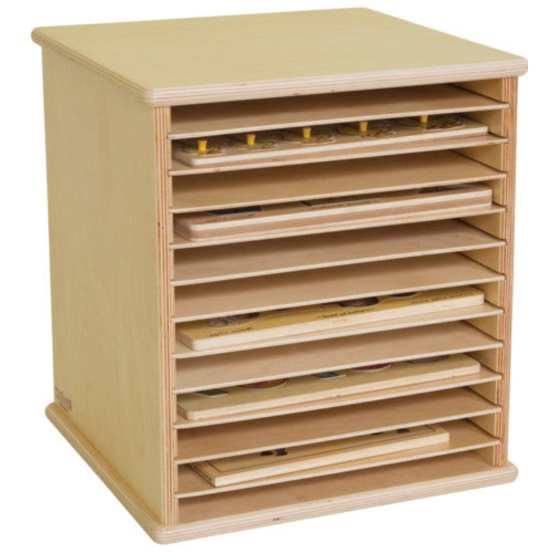 Tabletop Puzzle Rack