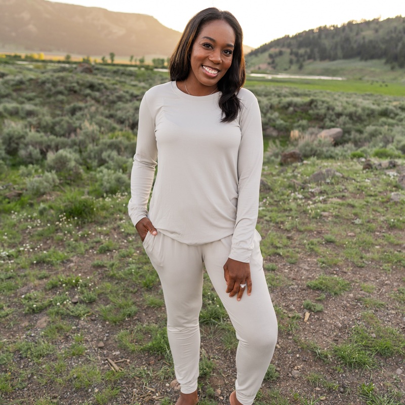 Women’s Jogger Pajama Set in Oat