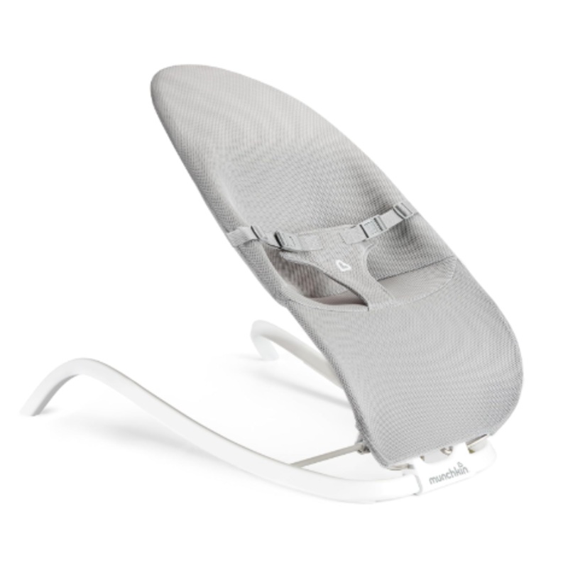 Munchkin Spring Baby Bouncer and Rocker Seat, Grey