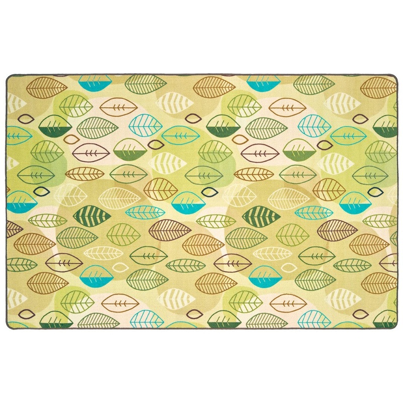 Peaceful Spaces Leaf Rug  4’x6′