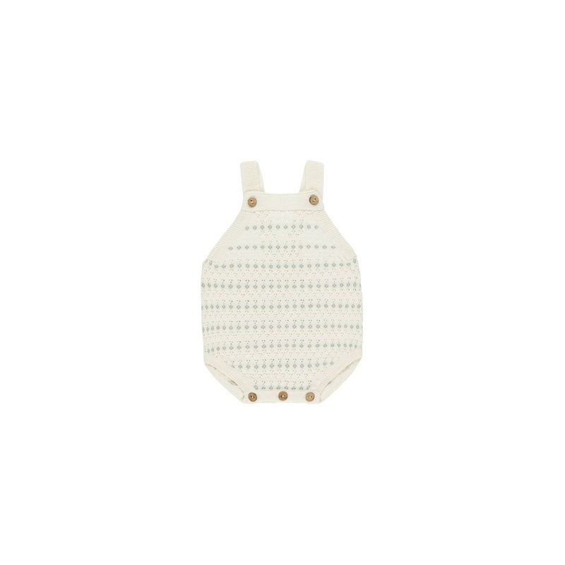 Quincy Mae Tatum Romper – Ivory