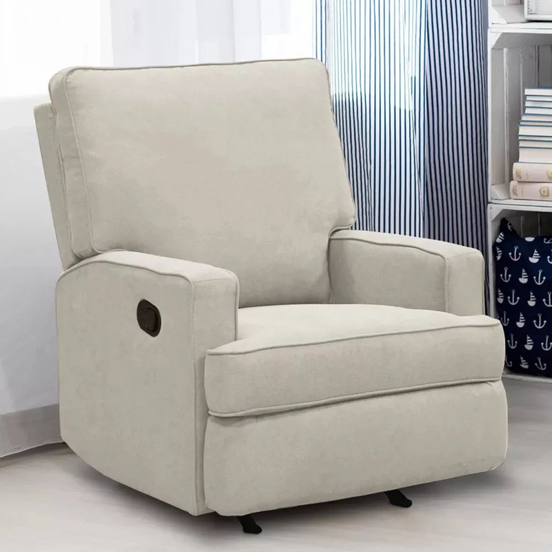 Salma Rocker Recliner Chair – Beige