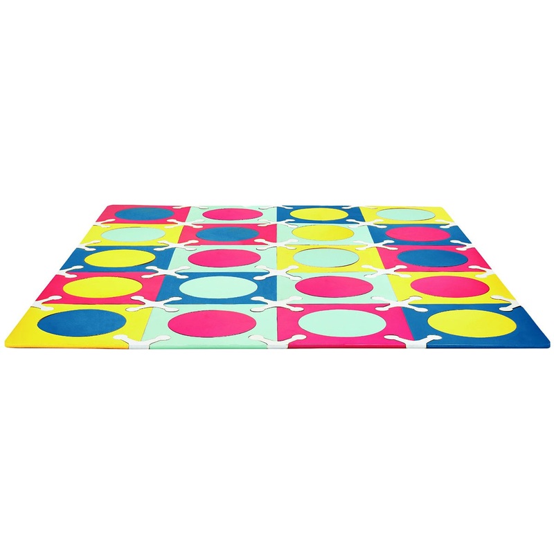 Skip Hop Playspot Interlocking Foam Tiles – Multi Mix