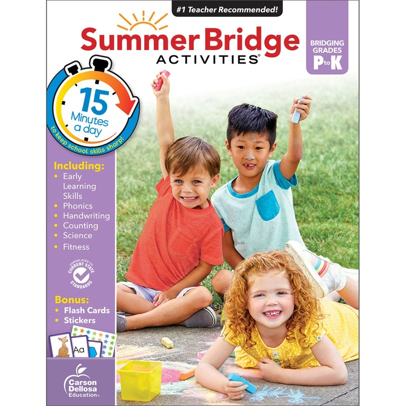 Summer Bridge Activities Workbooks (PK – 8th)