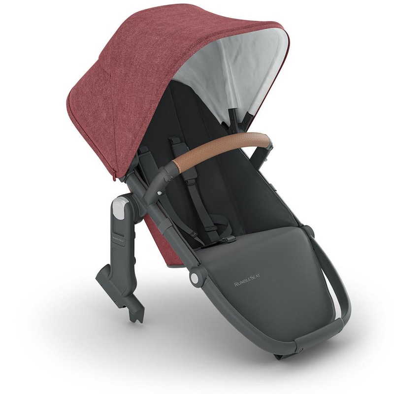 UPPAbaby OPEN BOX RumbleSeat V2+ – Lucy (Rosewood Melange / Carbon Frame / Saddle Leather)