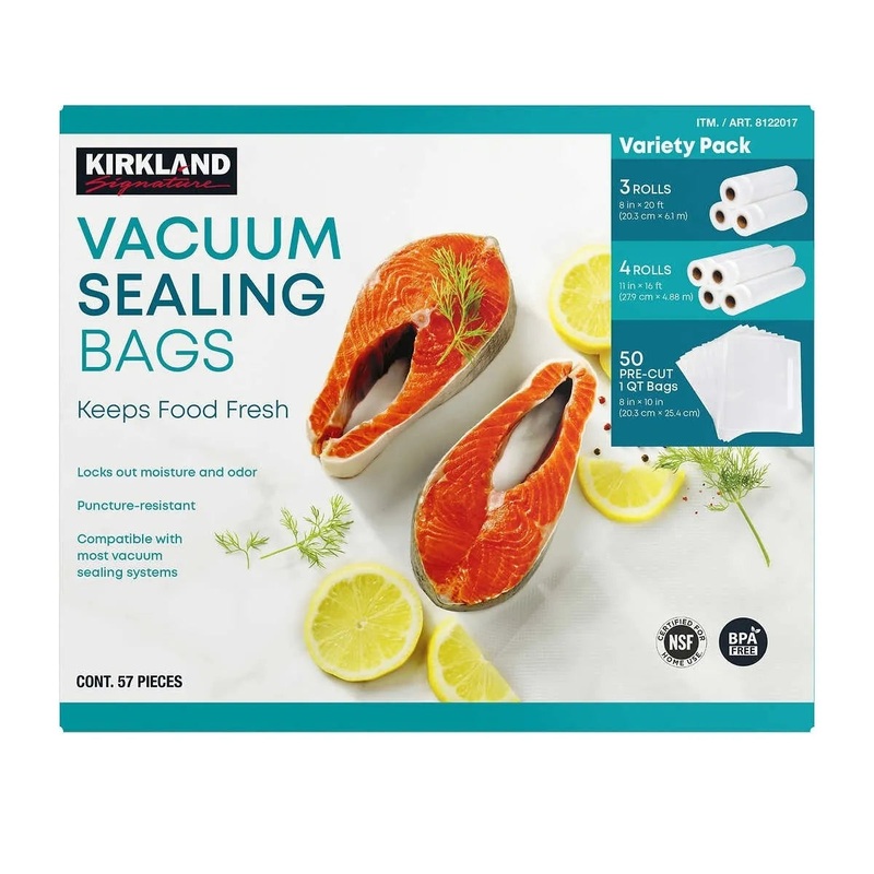 Vacuum Sealing Bags, 57 Piece Assortment Pack (See Description)