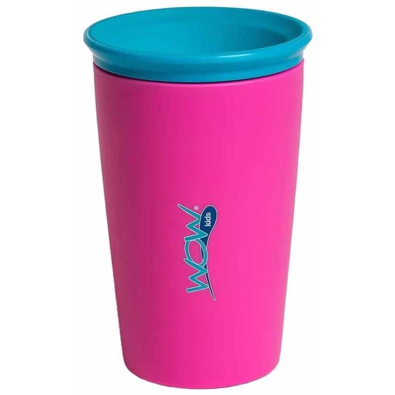 Wow Kids 9 oz Spill-Free Cup – Pink