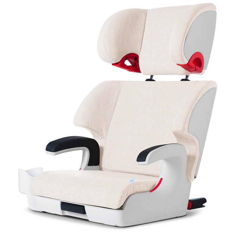 Clek OPEN BOX Oobr High Back Belt Positioning Booster Car Seat – Snow (C-Zero Plus)