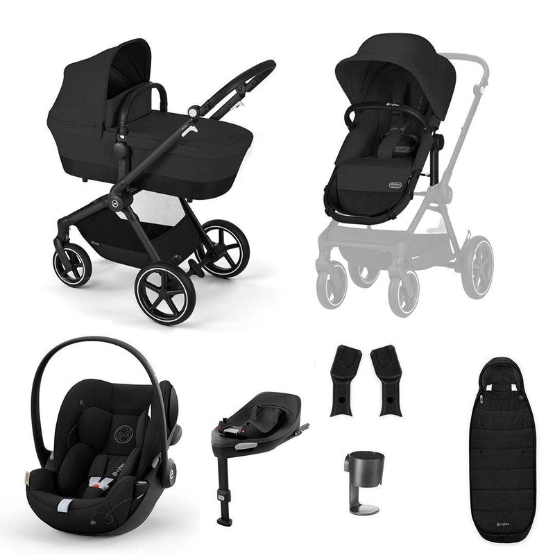CYBEX EOS + Cloud G Luxury Bundle – Moon Black