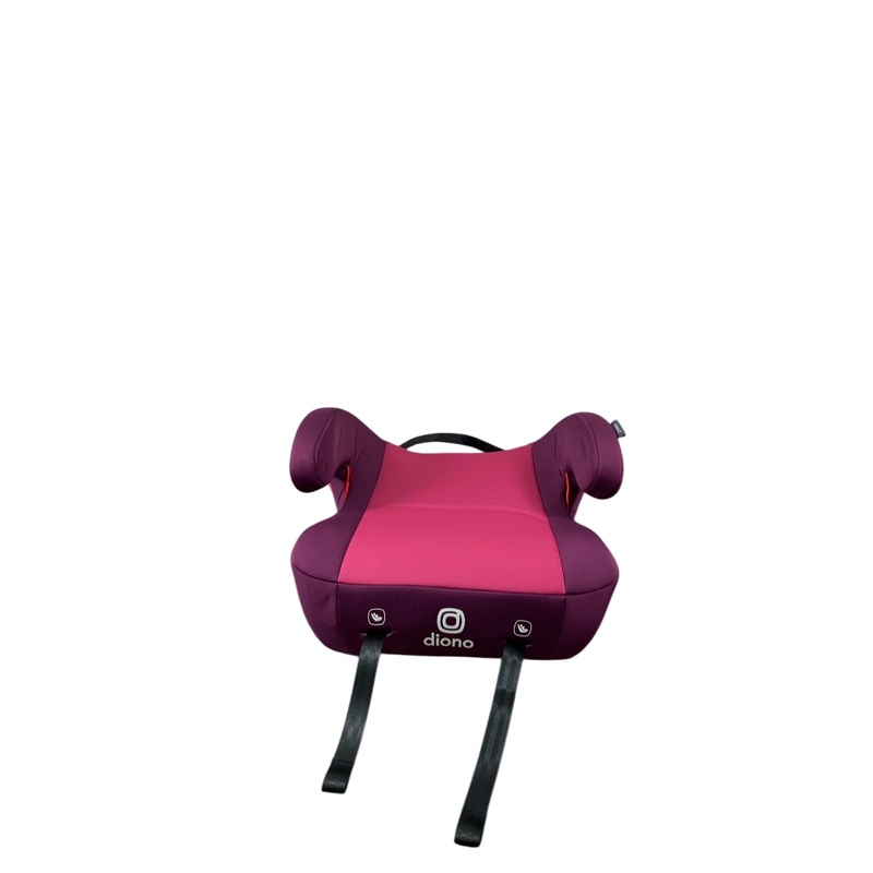 Diono Solana 2 Backless Booster Seat, 2024, Pink, With LATCH