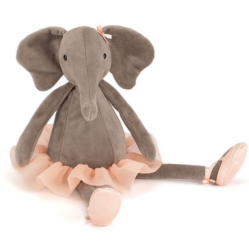 Jellycat Dancing Darcey Elephant, 12″